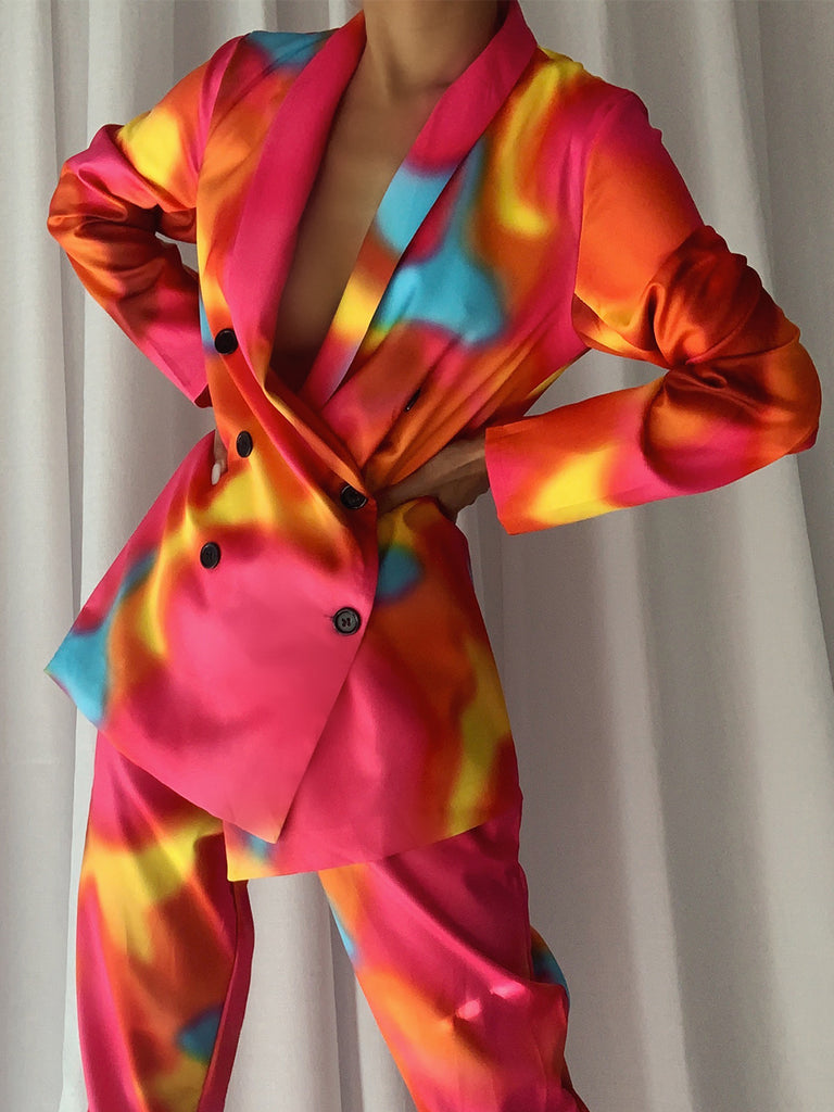 Girls Kids Winter Tie-Dye Hoodie Joggers Track Suit Set (Peach) – Tweeny  Mini