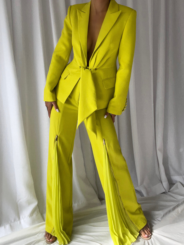 Modern Gabardine Cropped Double Breasted Blazer - Yellow | Fashion Nova,  Mens Jackets | Fashion Nova