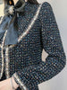 EILYNE Tweed Jacket & Skirt Set