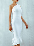 EILEEN Bandage Dress in White