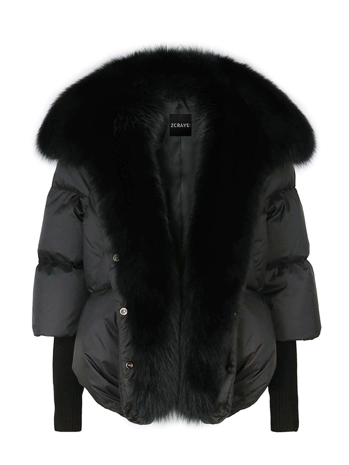 Fur Trim Puffer Jacket
