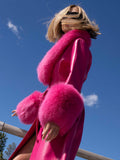 LADY PINK Fur Foxy Leather Coat