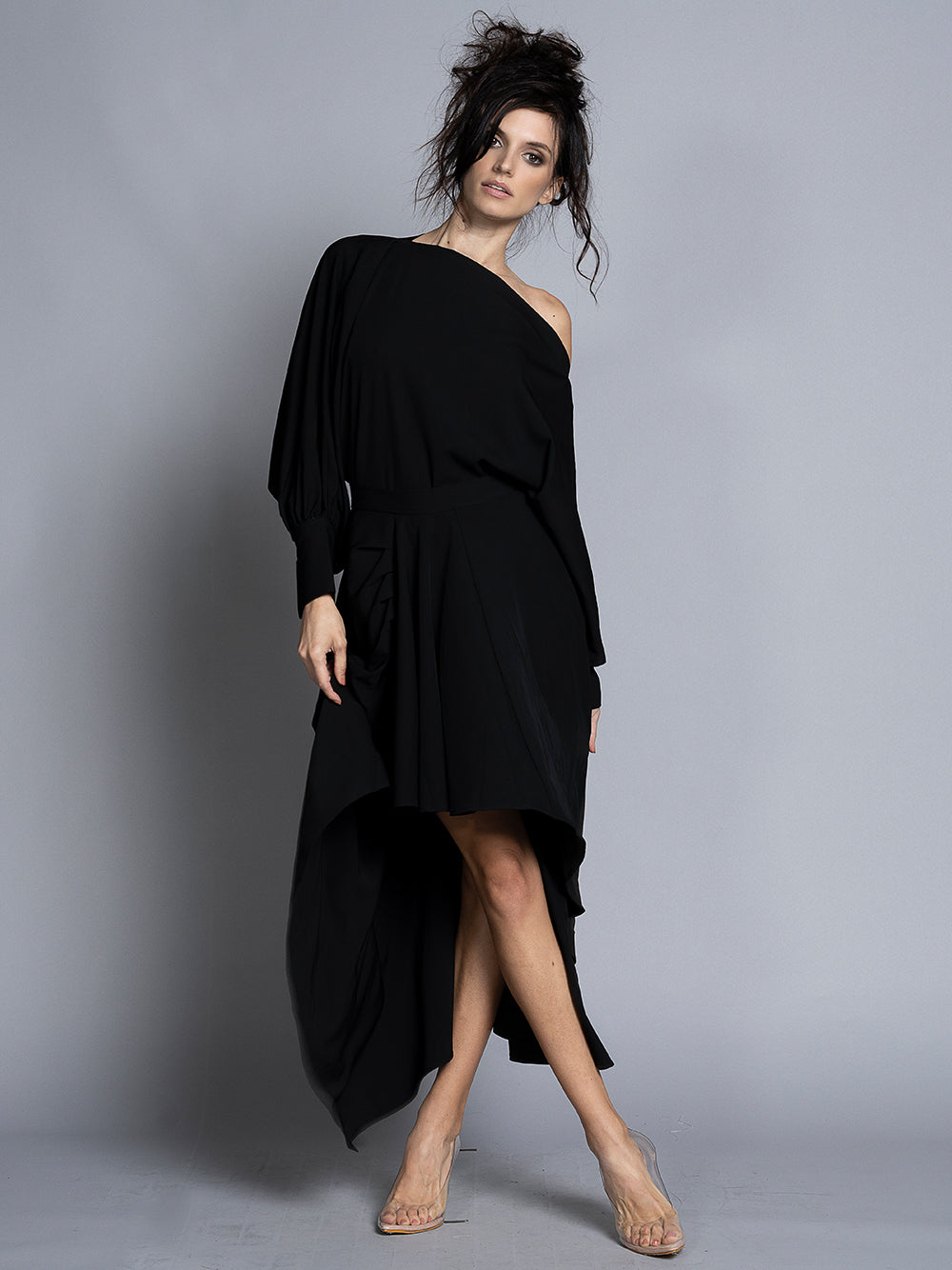 SULLIVAN Top & Skirt Set in Black