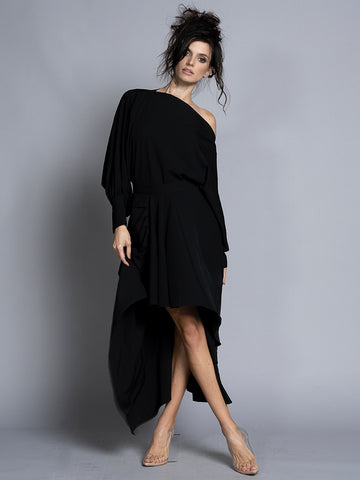 SULLIVAN Top & Skirt Set in Black