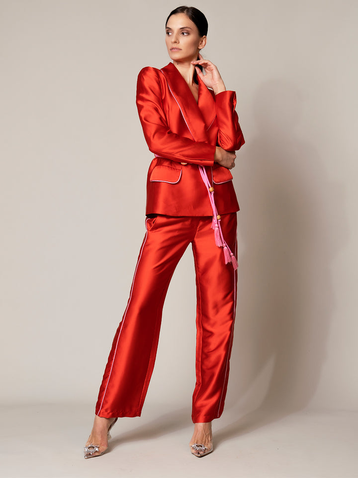 Office Favorite Satin Pant Set - Plum | Fashion Nova, Matching Sets |  Fashion Nova