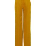 Tasseled Satin Blazer + Pants in Gold - Image 9
