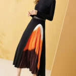 NADELLE knitting Pleated Dress - Image 4