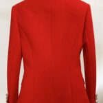 Double Breasted Red Blazer - Image 10