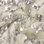MAGLINA Feather Top & Sequins Skirt Set in White - Image 12