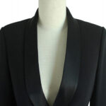 Double-Breasted Blazer Dress in Black - Image 5