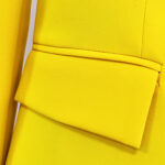 212 Blazer & Pants Set in Yellow - Image 12