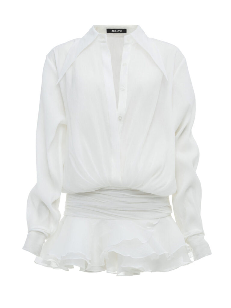 DREA Mini Dress in White