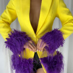 ORLA Blazer Feathers Dress - Image 5