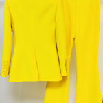 212 Blazer & Pants Set in Yellow - Image 10