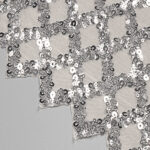 MAGLINA Feather Top & Sequins Skirt Set in White - Image 14