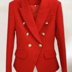 Double Breasted Red Blazer - Image 9