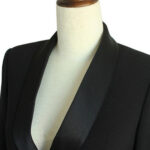 Double-Breasted Blazer Dress in Black - Image 6