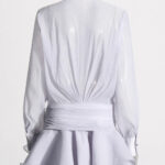 DREA Mini Dress in Gray - Image 6