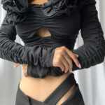 CORDOVA Crop Top in Black - Image 2