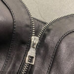 ZIGI Zip Front Cropped Leather Top - Image 2