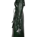 TRINA Patent Leather Trench Coat - Image 5