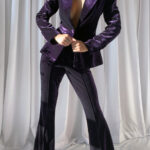 HINIYA Velvet Blazer & Flared Pants Set - Image 9