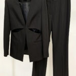 COUPERA Cut-out Blazer & Pants Set in Black - Image 4