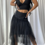 FETTEL Skirt in Black - Image 3