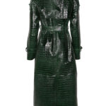 TRINA Patent Leather Trench Coat - Image 4