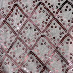 MAGLINA Feather Top & Sequins Skirt Set in Pink - Image 15