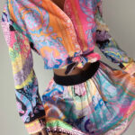 TAMIKA Blouse & Mini Skirt Set