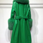 CABRINI Faux Fur Genuine Leather Coat - Image 8