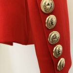 Double Breasted Red Blazer - Image 11