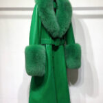 CABRINI Faux Fur Genuine Leather Coat - Image 9