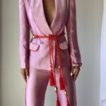 TRACY Satin Blazer + Pants Matching Set - Image 9
