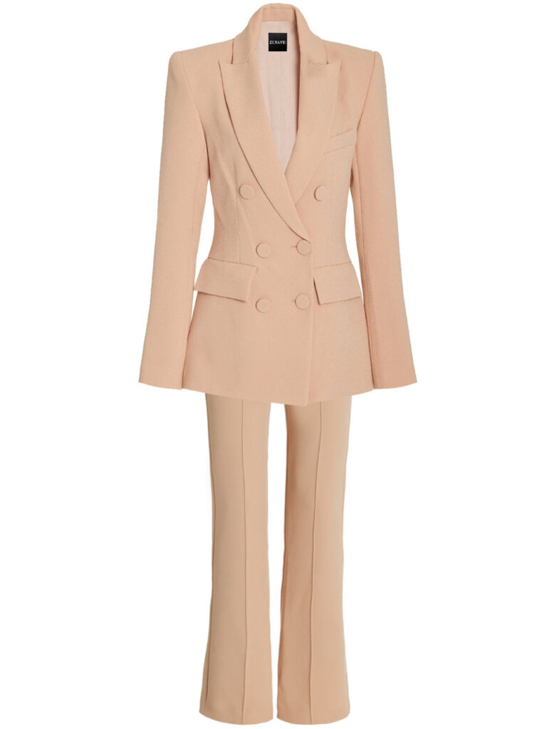 LIDA Blazer & Pants Set in Beige