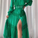 JADE Maxi Dress in Green - Image 4
