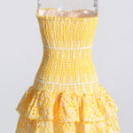 POETTE Mini Dress in Yellow - Image 5