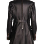 ABELLE Leather Double Breasted Blazer Dress - Image 2