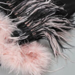 FERENE Feathers & Pearls Mini Dress - Image 6