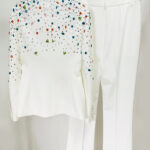 DIAMATE Blazer & Pants Set in White - Image 8
