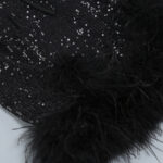 NIKA Sequin Mini Dress in Black - Image 10
