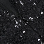 NIKA Sequin Mini Dress in Black - Image 9