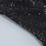 NIKA Sequin Mini Dress in Black - Image 13