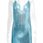 MAGLIA Backless Chainmail Mini Dress - Image 16