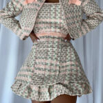 POEMME Tweed Dress & Jacket Set - Image 3