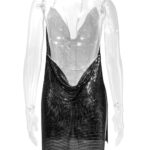 MAGLIA Backless Chainmail Mini Dress - Image 22