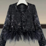 RELLE Sequins & Feather Jacket - Image 3