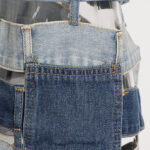 Patchwork Denim Skirt - Image 23