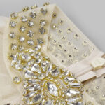 OPERA Sequins & Feathers Mini Dress - Image 4